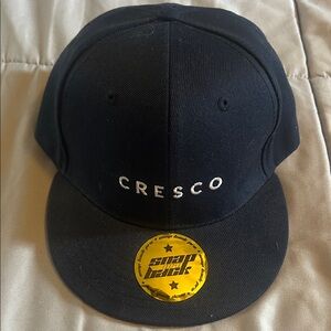 Cresco Black Snapback Hat